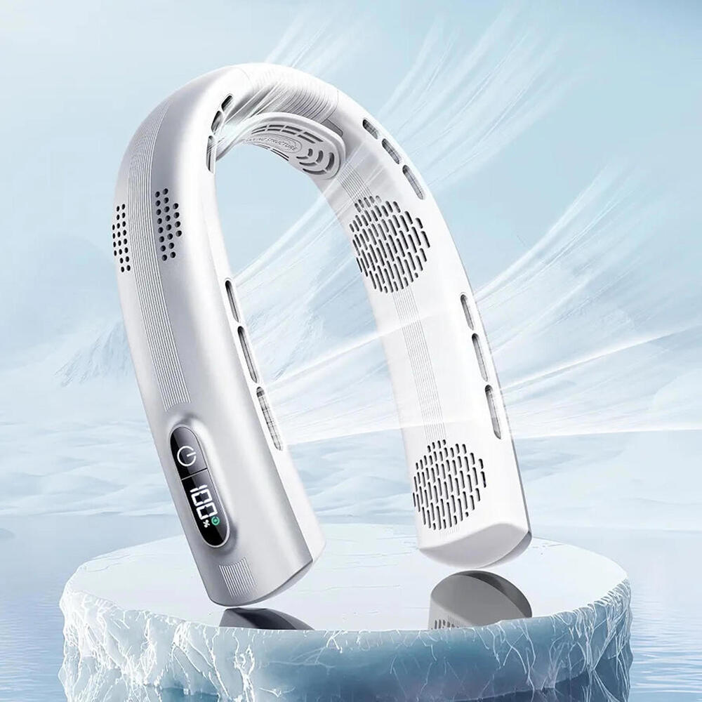 Portable Neck Fan - 4 Turbines Neck Fan Rechargeable 7000mAh